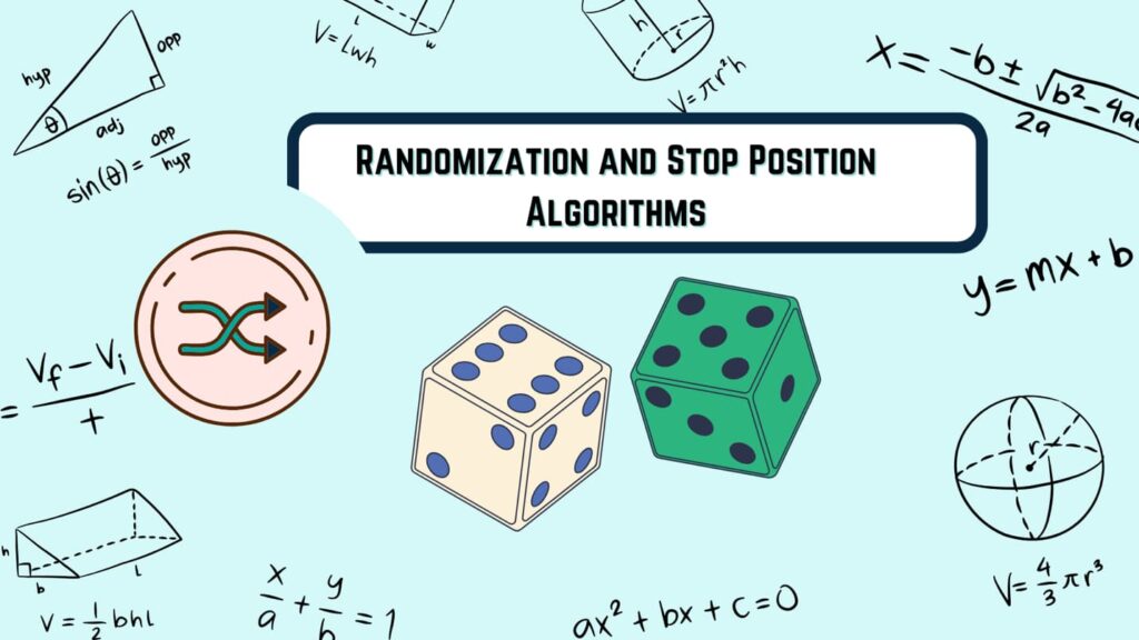 Randomization mechanism at online casino